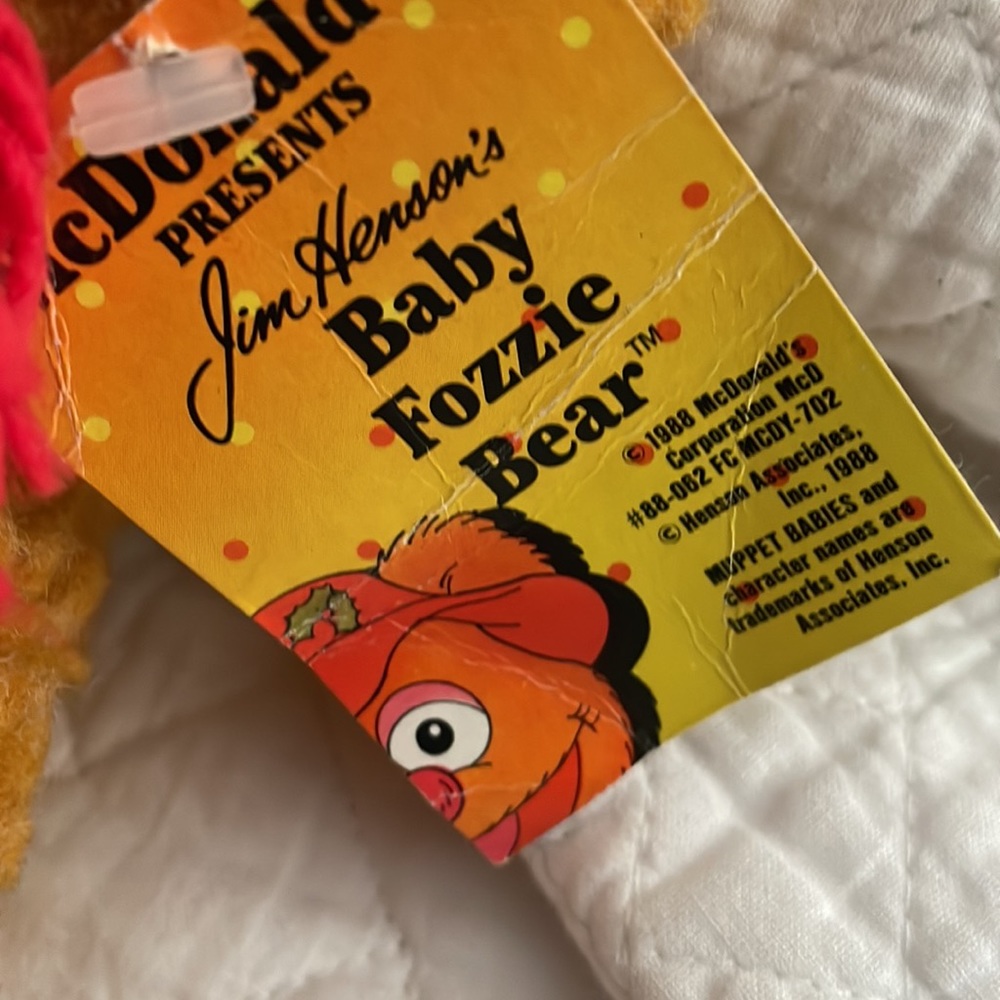 1988 original McDonalds baby Fozzie Bear - Picture 3 of 3